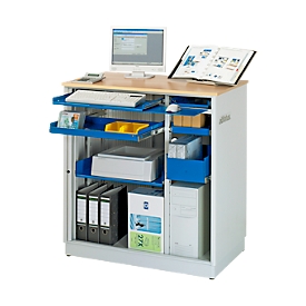 Computerstation adlatus type 6001, B 1030 x D 660 x H 1100 mm, stationair