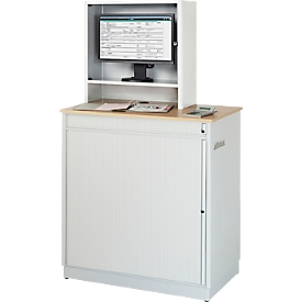 Computerstation type 6018, B 1030 x D 660 x H 1810 mm, stationair