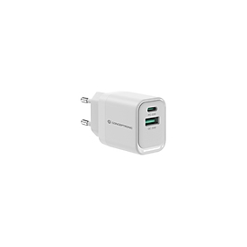 Conceptronic ALTHEA19W33 2-Port 33W GaN Usb Pd Charger Usb-C x 1 Usb-a 1 QC 3.0 PPS 3