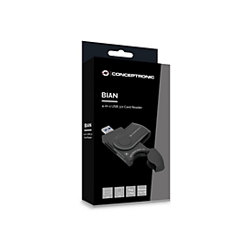 Conceptronic BIAN - Kartenleser (SD, SDHC, SDXC, microSD, microSDHC, microSDXC) - USB 3.0