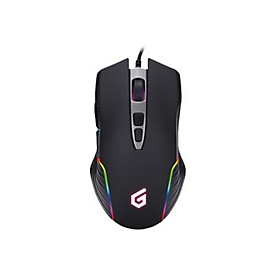 Conceptronic DJEBBEL - Maus - USB - Schwarz