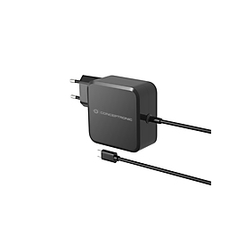 Conceptronic Ladegerät 1Port 100W GaN USB-C Desk PD sw