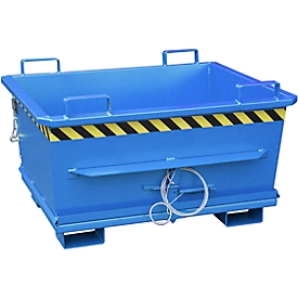 Contenedor con trampilla BKB 500, azul