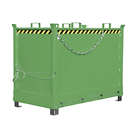 Contenedor con trampilla FB 2000, verde