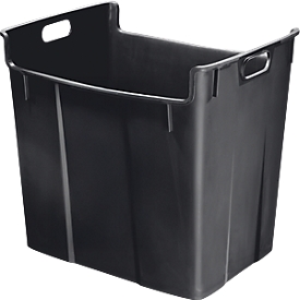 Contenedor de residuos reciclables, 40 l, negro