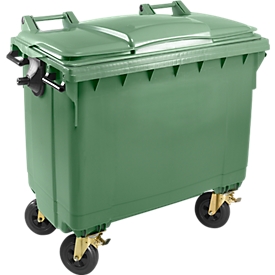 Conteneur à déchets MGB 660 FD, plastique, 660 l, vert
