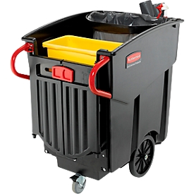 Conteneur de collecte Rubbermaid Mega Brute, mobile, L 1 334 x l 698 x H 1 080 mm, 454 l, noir
