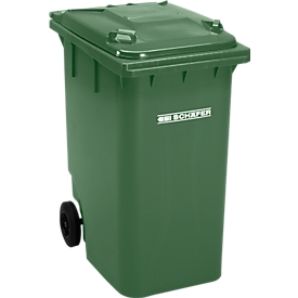 Conteneur GMT, 360 L, mobile, vert