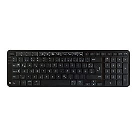 Contour Balance - Tastatur - kabellos - USB, 2.4 GHz - Deutsch - Schwarz
