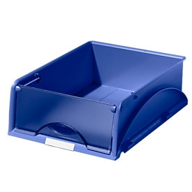 Corbeille à courrier Sorty LEITZ®, format A4, polystyrène, bleu