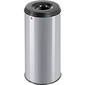 Corbeille à papier anti-feu, 50 L, argent