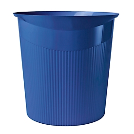 Corbeille à papier Loop HAN, 13 L, design moderne, bleu