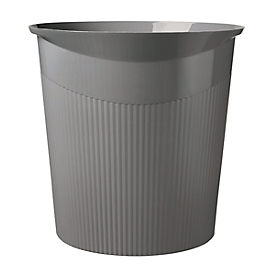 Corbeille à papier Loop HAN, 13 L, design moderne, gris foncé