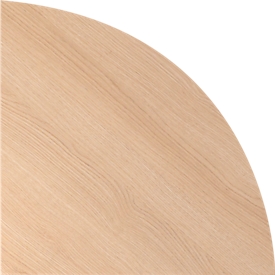 Cornière d'angle Breno, plateau de liaison pour bureaux Breno, L 800 x l 800 mm, chêne