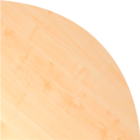 Cornière d'angle Breno, plateau de liaison pour bureaux Breno, L 800 x l 800 mm, érable