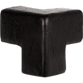 Cornière pour profilé de protection d'angle type E Knuffi, 3 côtés, mousse de polyuréthane, noir