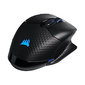CORSAIR Gaming DARK CORE RGB PRO SE - Maus - optisch - 8 Tasten - kabellos, kabelgebunden - USB, 2.4 GHz, Bluetooth 4.2 LE