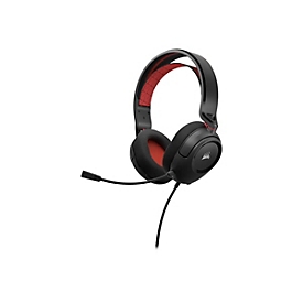 CORSAIR Gaming HS35 v2 - Headset - ohrumschließend - kabelgebunden - 3,5 mm Stecker - Rot