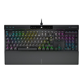 CORSAIR Gaming K70 RGB PRO - Tastatur - Hintergrundbeleuchtung - USB - Deutsch - Tastenschalter: CORSAIR OPX RGB