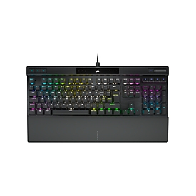 Corsair K70 RGB PRO - Kabelgebunden - USB - Optomechanischer Schlüsselschalter - QWERTZ - RGB-LED - Schwarz