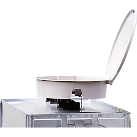 Coupe de remplissage GFK avec couvercle