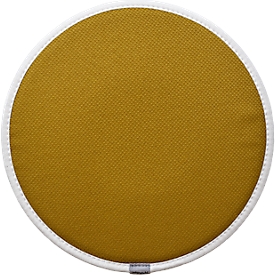 Coussin d'assise UPis1, Ø 320 mm, jaune miel
