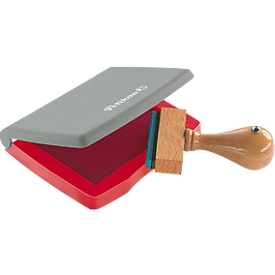 Coussin encreur groupe n° 3 Pelikan, pour tampons en caoutchouc et polymère, surface 5 x 7 cm, rouge