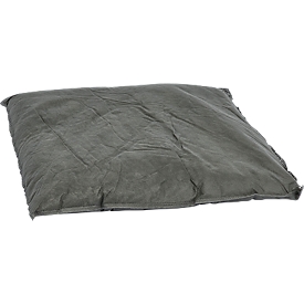 Coussins d'absorption avec remplissage de fibres polypropylène, application universelle, L 250 x l. 250 mm, 62,4 l, carton de 25 pièces