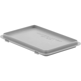 Couvercle avec crochets pour bac EURO EF-D 32 H, gris