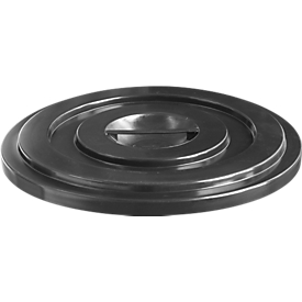 Couvercle en PEHD, 35 litres, noir