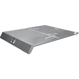 Couvercle pour benne basculante automatique type EXPO 600/EXPO-E 600/4A 600/SK 600/3S 600/S3S 600, galvanisé