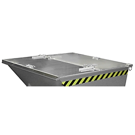 Couvercle, pour bennes basculantes de type AK 100, galvanisé