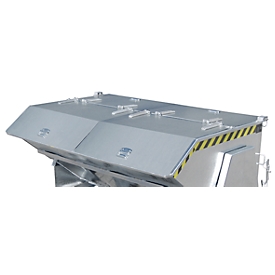 Couvercle, pour bennes basculantes de type BK 1500, galvanisé