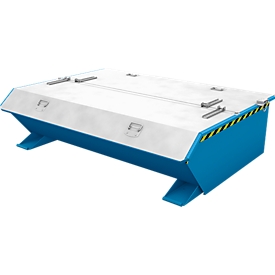 Couvercle pour bennes basculantes MGU/SMGU 270 Bauer, galvanisé, ouverture bilatérale