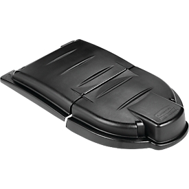 Couvercle Rubbermaid®, pour conteneur de collecte Mega BRUTE® de 454 l, L 704,9 x P 765,2 x H 482,6 mm, LDPE, noir