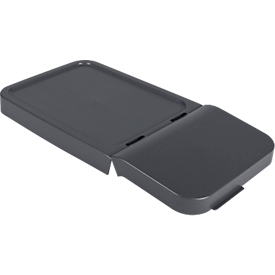 Couvercle Sunware®, pour boîte de transport Sigma Home de 30 l, L 283 x l 570 x H 50 mm, polypropylène recyclé, anthracite