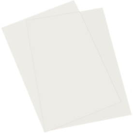 Couverture pour perforelieuse PolyClear, PP, transparent mat, format A4, 100 p.
