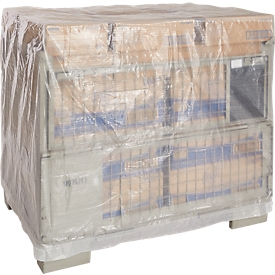 Cover without zipper, transparent