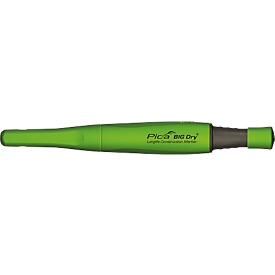 Crayon charpentier Pica BIG Dry Longlife Construction, graphite, 5 mm, mécanisme à pression, rechargeable, avec fourreau