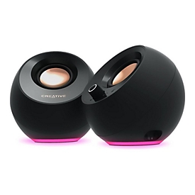 Creative Labs Creative Pebble Pro - Lautsprecher - für PC - 2.0-Kanal - kabellos - Bluetooth - USB - 30 Watt (Gesamt)
