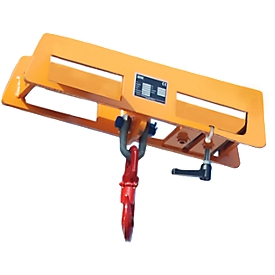 Crochet de levage LH 2, capacité de charge 5000 kg, orange laqué