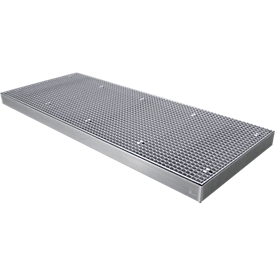 Cubeta plana SAFE FW7, 2000 x 1000 x 118 mm