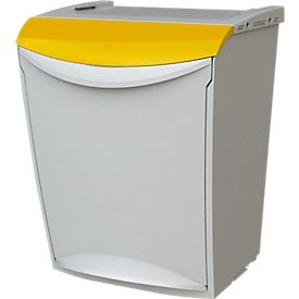 Cubo de basura Öko Fancy, 25 l, amarillo