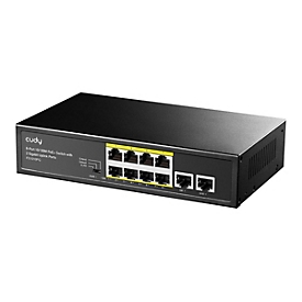 CUDY FS1010PG - 2.0 - Switch - 8 x 10/100 + 2 x 1000 (uplink)