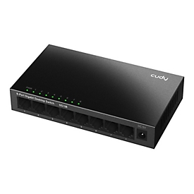 Cudy GS108 - 4.0 - Switch - unmanaged - 8 x 10/100/1000 - Desktop, wandmontierbar