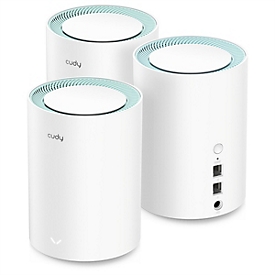 CUDY M1300 AC1200 Wi-Fi Mesh Solution 3er-Pack - Access Point - WLAN