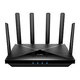 Cudy P5 - Wireless Router - WWAN 4-Port-Switch - 1GbE - Wi-Fi 6 - Dual-Band