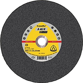 Cut-off wheel A 46 N Supra D125x2.5mm crimped aluminum bore 22.23mm, 25 pieces