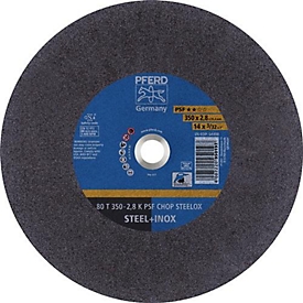 Cut-off wheel PSF CHOP STEELOX D350x2.8mm straight steel/INOX, 10 pieces