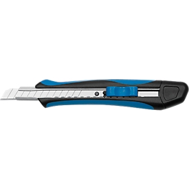 Cutter professionnel Soft Cut, lames de 9 mm